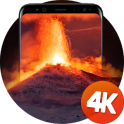 화산 배경 화면 4K