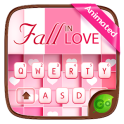 Fall In Love GO Keyboard Animated Theme