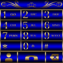 Abctract Blue Dialer theme