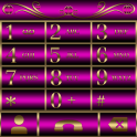 Abstract Purple Dialer theme