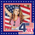 Happy 4th of July Photo Maker