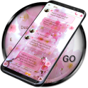 SMS Theme Love Cherry ❤️ pink flower messages