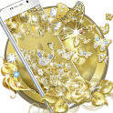 Gold Butterfly Diamond Theme
