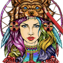 ColorArt: Masterpiece Coloring Page for Grown-Ups