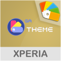 COLOR™ Theme | Premium Amber Design For XPERIA