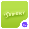 Green Business Summer Life-APUS Launcher theme