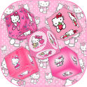 3D Kitty Cube Live Wallpaper -Kitty Live Wallpaper