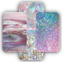 Girly Crystal Glitter Wall