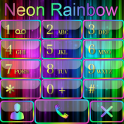 Neon Rainbow Dialer theme