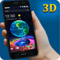 Earth in Space 3D Theme