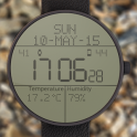 LCD Watch face With Weather