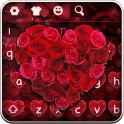 Red Love Rose Keyboard
