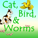 Cat Bird and Worms