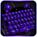 Cool Black Purple Keyboard Theme