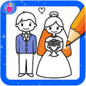 Wedding Coloring Pages Bride And Groom