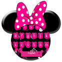 Pink love graffiti mouse keyboard theme