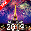 New Year 2019 Wallpaper (Eiffel)