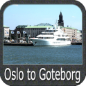 Oslo a Gotemburgo gps cartas