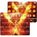 Gold Phoenix Emoji Keyboard