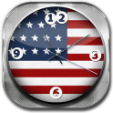 USA Analog Clock Widget