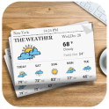 weather information time widget ❄☔️