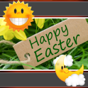 Happy Easter Clock-Weather
