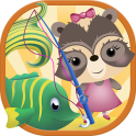 Candy Raccoon:Pesca para niños
