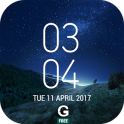Reloj digital Galaxy S8 Plus