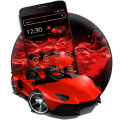 Red Speed Car Theme