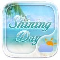 Shining Day GO Weather Widget Theme