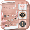 (FREE) Rose Gold Luxury Launcher Theme