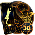 Neon Tech Baloncesto 3D Tema