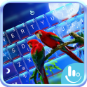 Lovely Parrots Keyboard Theme