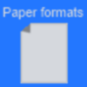 Paper formats