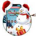 Cute snowman Christmas theme