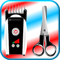 Hair cutting machine-Scissors hairdresser (Joke)