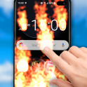 आग फोन स्क्रीन प्रभाव