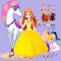 La princesa en caballo blanco