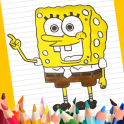 Coloring book for SpongeBob's 2019 Page Yellow
