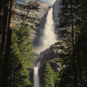 Nature Mountain Waterfall LWP