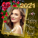 New Year 2021 Photo Frames , 2021 Greetings Cards