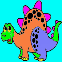 Раскраска для детей - Динозавр