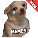 Funny Dog memes stickers WAStickerApps