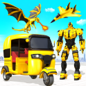 Tuk Tuk Rickshaw Dragon Robot Transform Robot Game