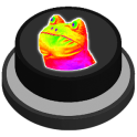 MLG Frog Running Meme Button