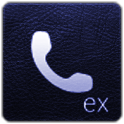 Dialer Leather Blue theme