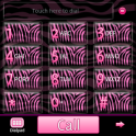 GO Contacts Pink Zebra Theme