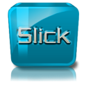 Slick Launcher Theme Cyan