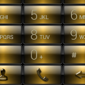 Dialer Gloss Gold Theme Skin