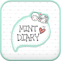 Mint Diary go launcher theme